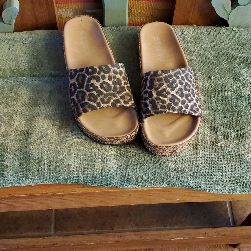 Leopard Print Women's Sandals